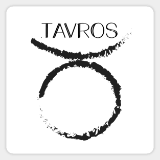 Taurus zodiac sign Sticker